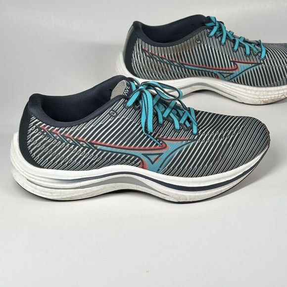 Mizuno Wave Rebellion 411334 53SC Womens Shoes Blue Athletic Sneakers Size 9 - Picture 10 of 16